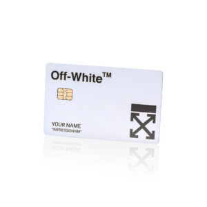 Off-White Lion Card