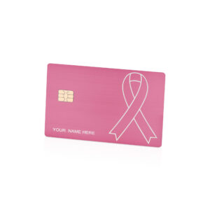 Pink Ribbon Lion Card