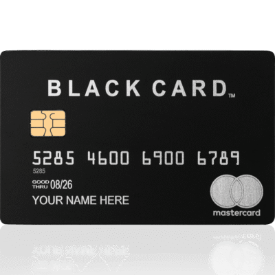 Black credit card with Mastercard logo, black card design, premium banking, financial services, plastic debit card, penguin card, business credit, payment card, modern credit card design, digital banking, secure payment method, financial technology, corporate card, banking solution, contactless payment, secure transactions.