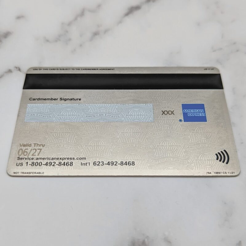Amex Platinum Original Design - Full Metal - Image 6