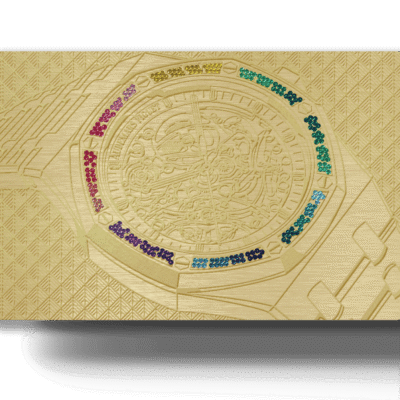 Gold Lion Card with holographic security features for digital and contactless transactions.