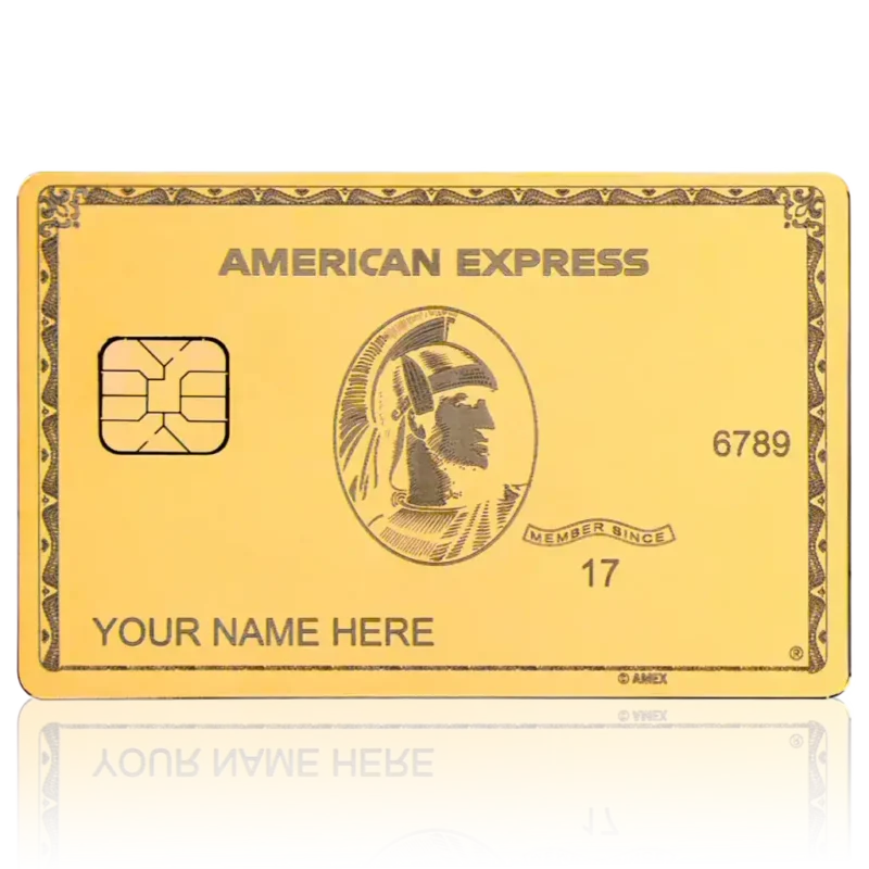 Amex Gold - 24k Gold Mirror