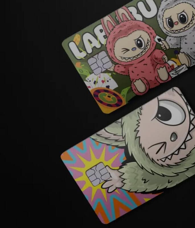 Cute cartoon animal-themed Lion Card with colorful design for kids and teens, featuring playful characters and vibrant patterns, perfect for collecting or gifting.